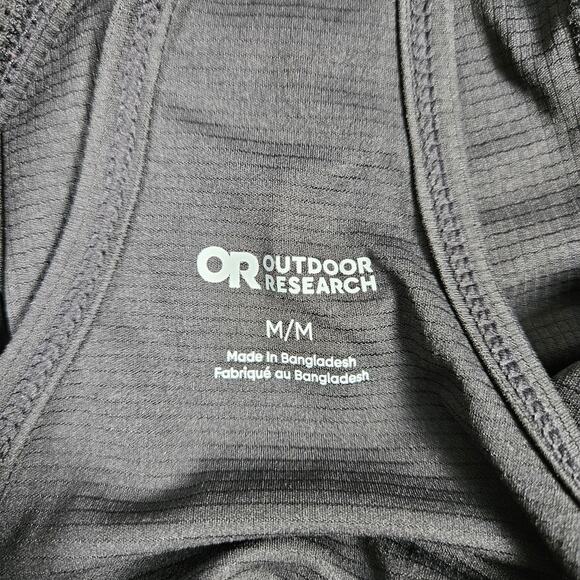 Outdoor Research Echo Tank Top M Black Strappy Back Lightweight Hiking Running - Picture 3 of 6